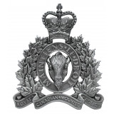5" Pewter RCMP Insignia, Sculpted