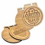 Wooden Maple Medal 