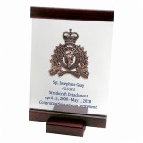 Standing Rosewood & Acrylic Award
